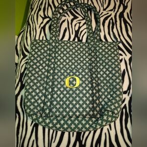 Vera Bradley University Oregon Green Tote Bag